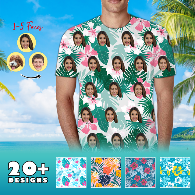 custom-face-photo-short-sleeve-personalized-photo-hawaiian-t-shirt-casual-printed-beach-short-sleeve