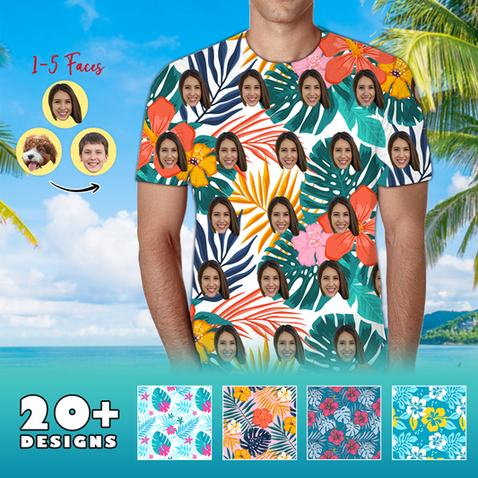 custom-face-photo-short-sleeve-personalized-photo-hawaiian-t-shirt-casual-printed-beach-short-sleeve