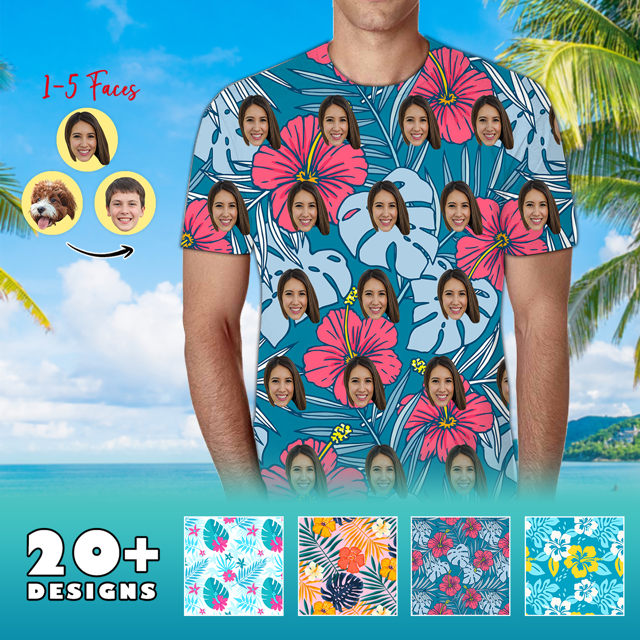 custom-face-photo-short-sleeve-personalized-photo-hawaiian-t-shirt-casual-printed-beach-short-sleeve